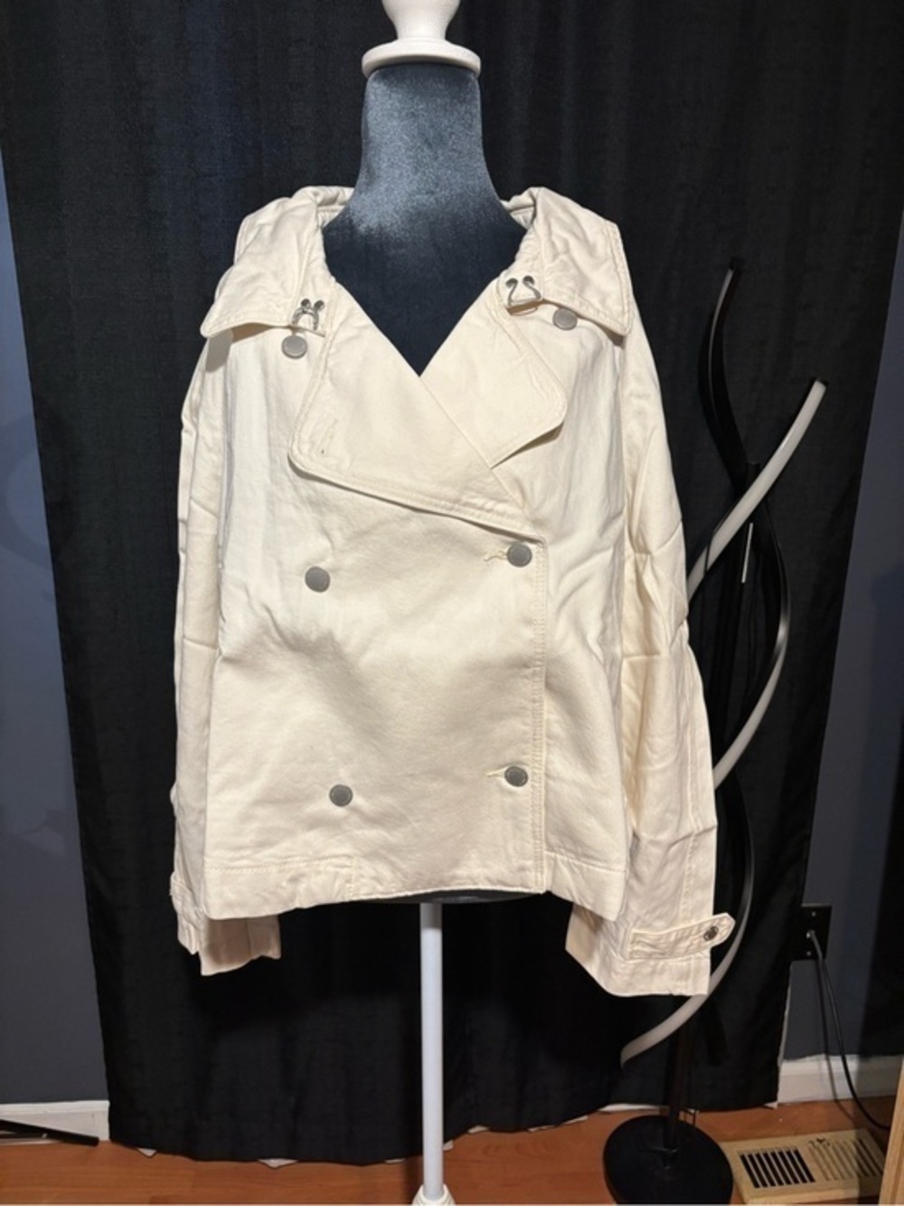 Universal Thread Off-White Double-Breasted jacket